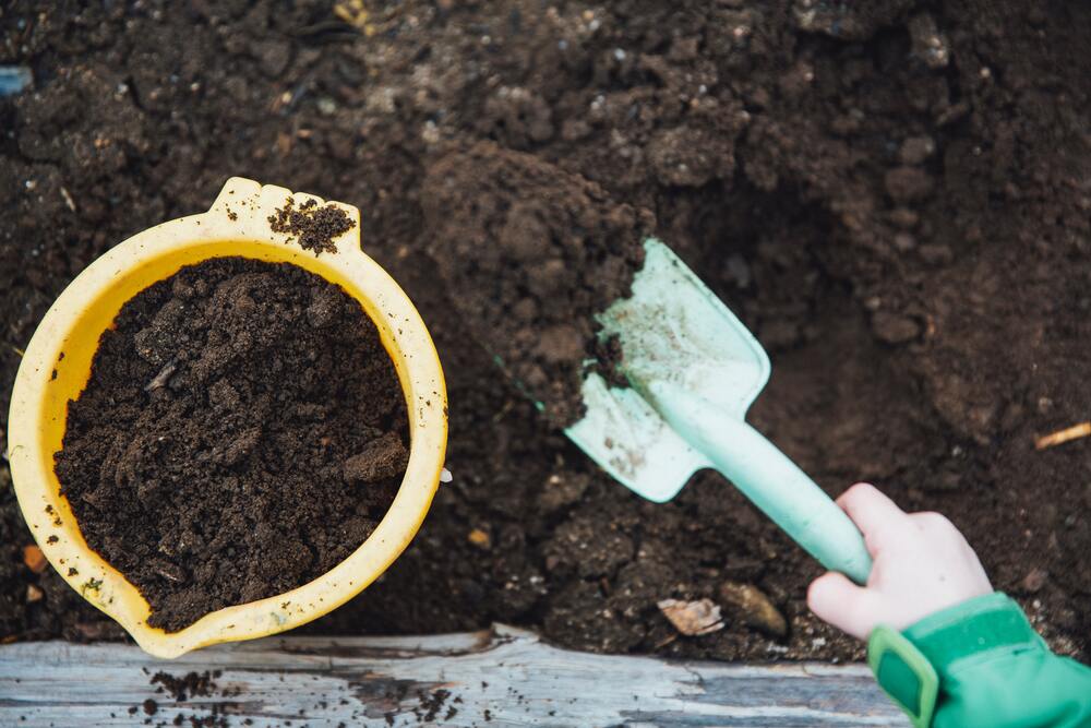 A compostagem ajuda na fertilização