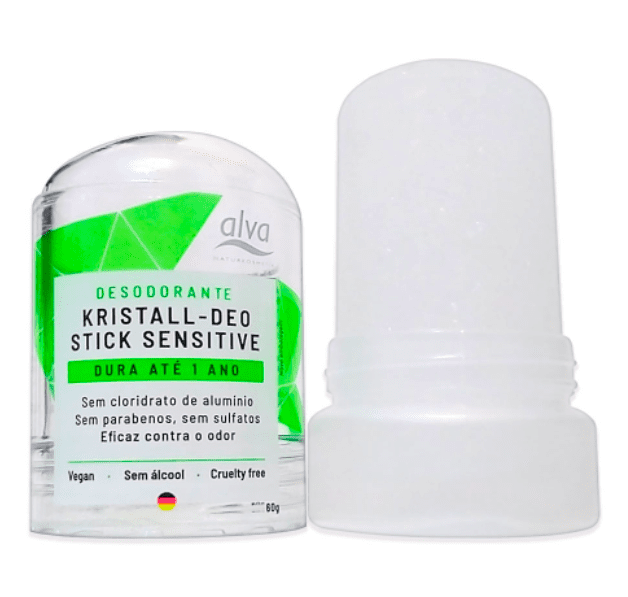 Desodorante stick mini cristal sensitive alva - 60g